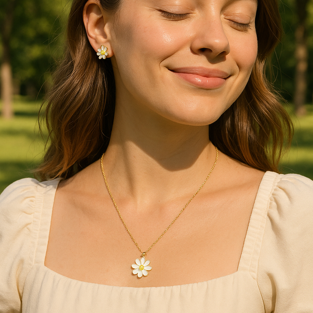 Daisy Pendant Set - 3pcs