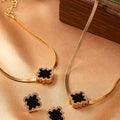 Clover Snake Chain Set - 4Pcs