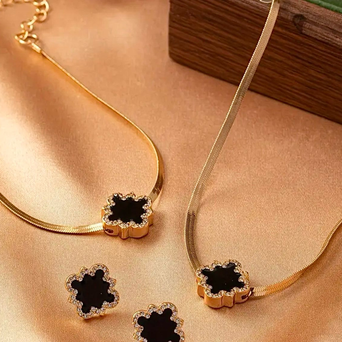 Clover Snake Chain Set - 4Pcs