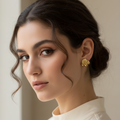 Scallop Earrings - Golden