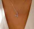 Snake Pendant - Silver