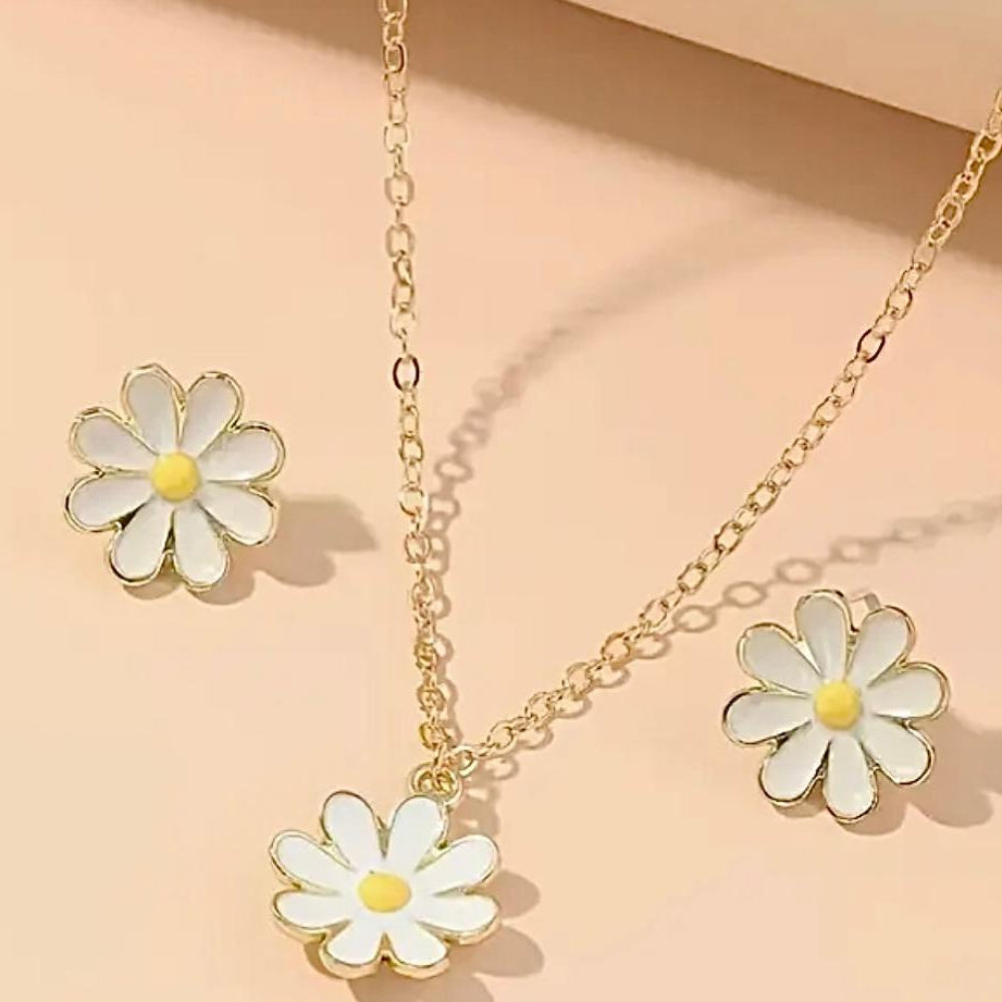 Daisy Pendant Set - 3pcs