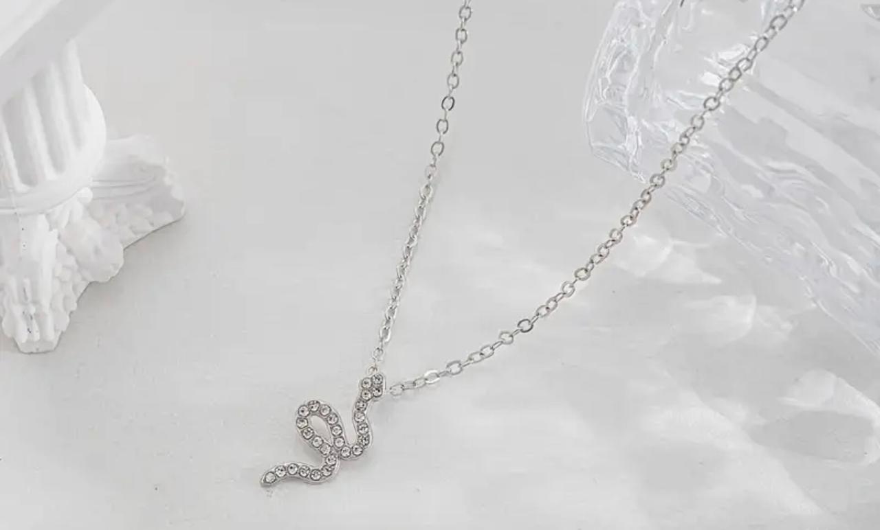 Snake Pendant - Silver